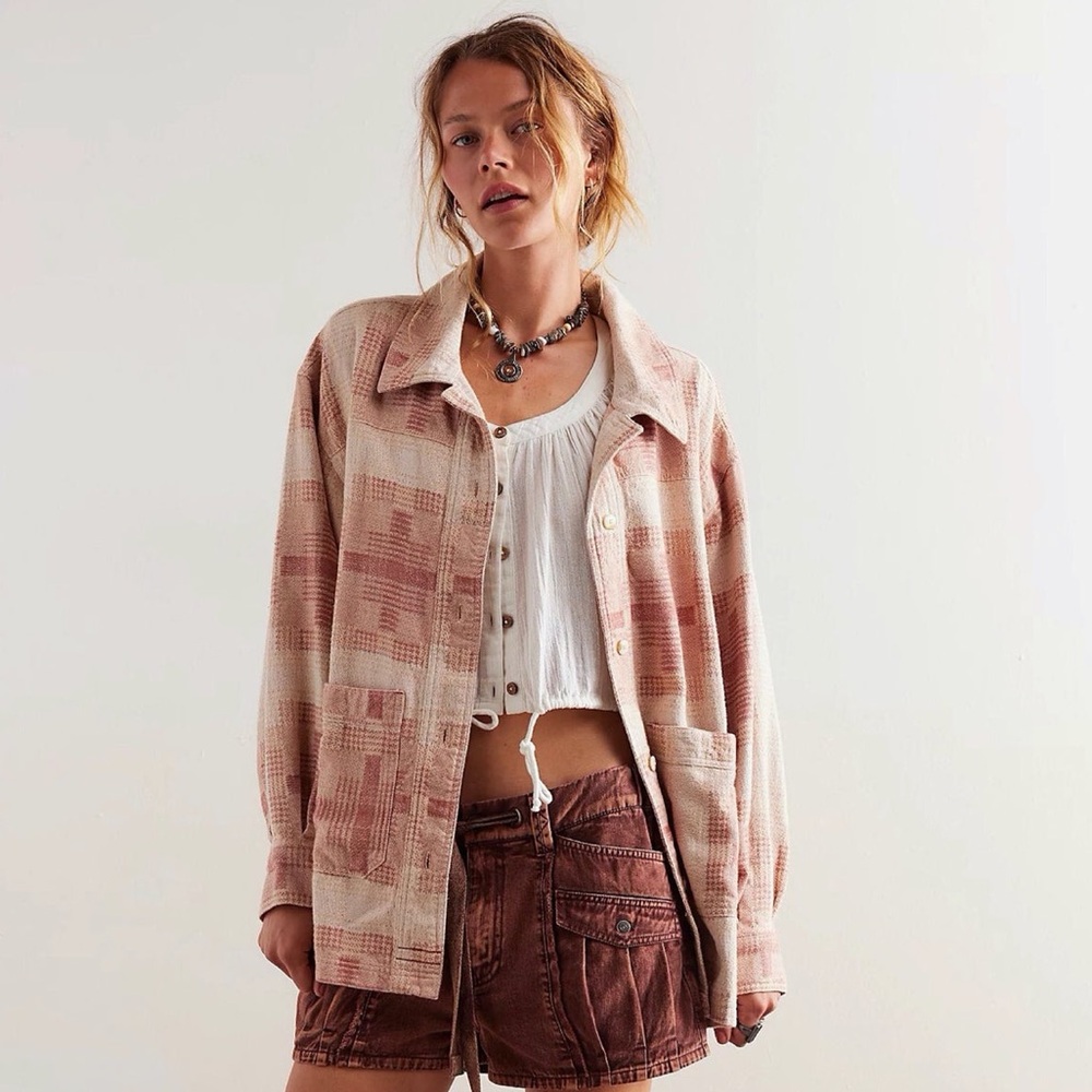 NWT Free People Keep It Cozy Shacket